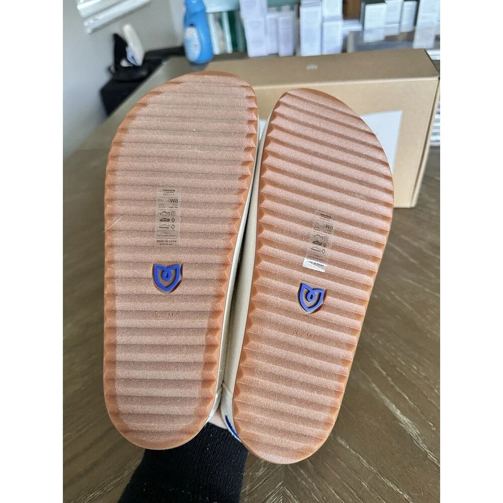 Rothy's Cream Women's Mules - Picture 5 of 6